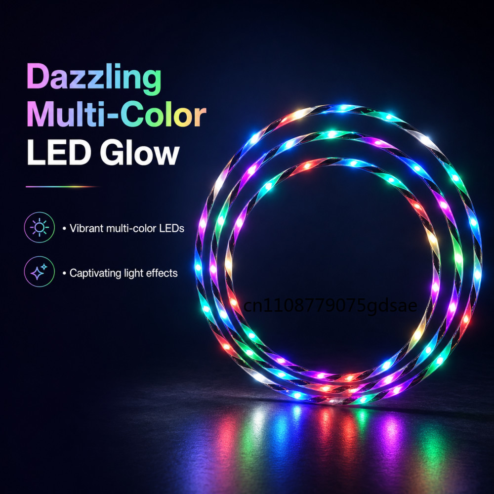 60-90cm LED Glow Sport Hoop fo - đánh giá và giá Gymnastic Ring