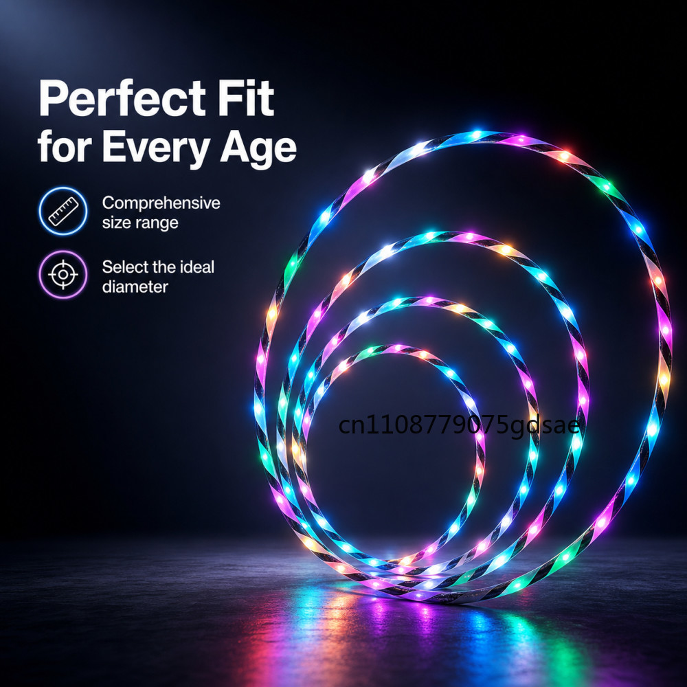60-90cm LED Glow Sport Hoop fo - đánh giá và giá Gymnastic Ring